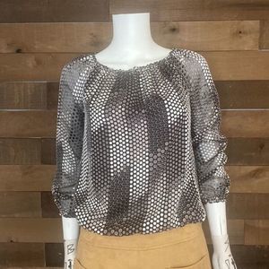 White House Black Market 3/4 Sleeve Blouse
